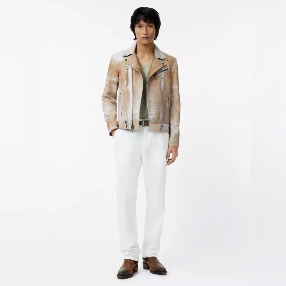 John Varvatos Chelsea Biker Jacket. Size 50 EU 40 USA.Brand new with tags $3498 - Picture 8 of 15